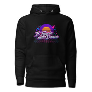Felpa con Cappuccio Italo-Disco "Classic Logo" - Il Tempio della Dance