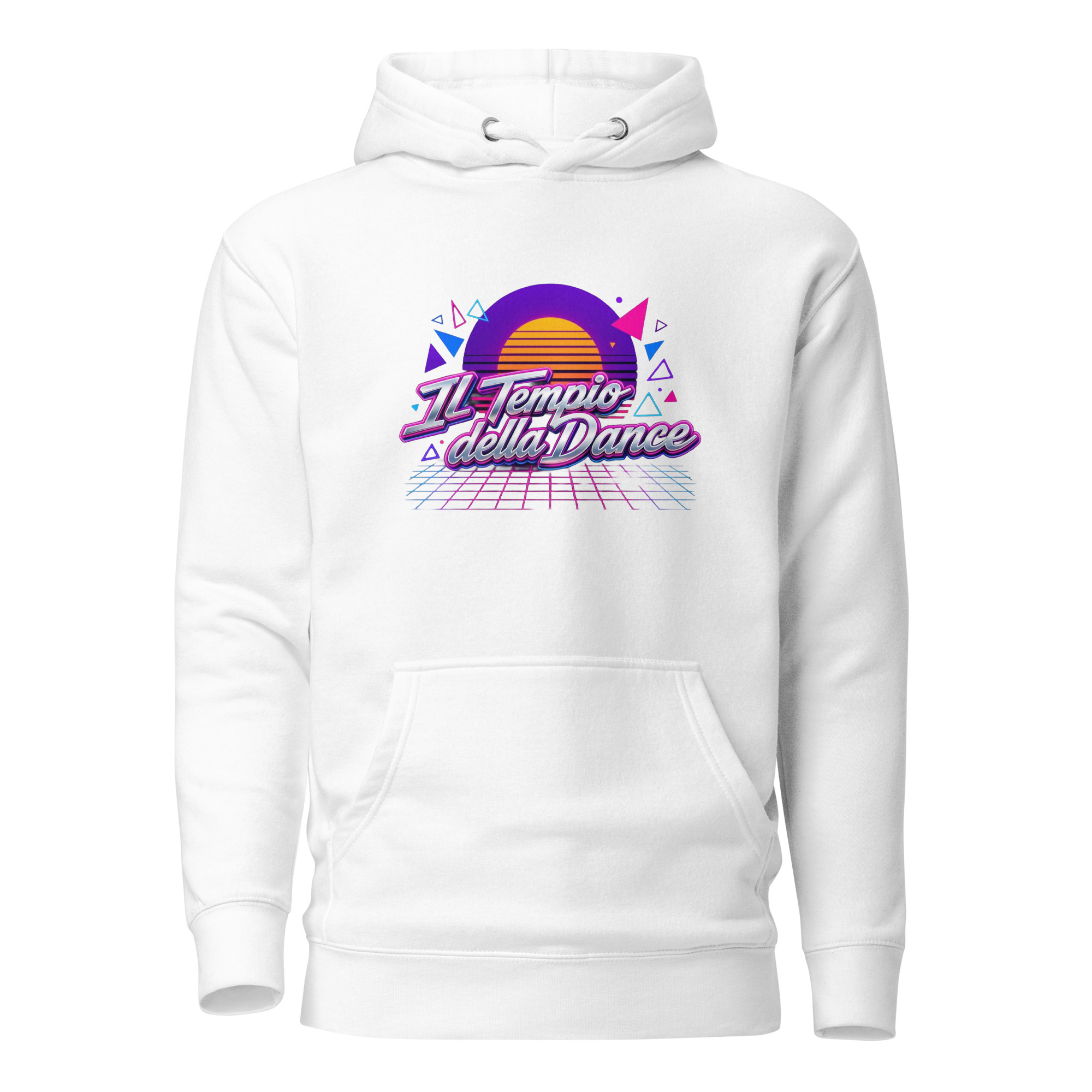 Felpa con Cappuccio Italo-Disco "Classic Logo" - Il Tempio della Dance - immagine 4