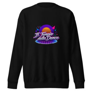 Felpa Girocollo Italo-Disco "Classic Logo" - Il Tempio della Dance